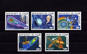 IVORY COAST - 1985 - SPACE - HALLEY - COMET - SKYLAB + 5 X MINT SET!