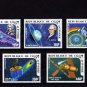 IVORY COAST - 1985 - SPACE - HALLEY - COMET - SKYLAB + 5 X MINT SET!