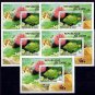 ZAIRE - 1980 - TROPICAL FISH - TRIGGERFISH - WHOLESALE LOT  5 X CTO NH S/SHEETS!