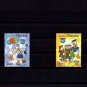 TOGO - 1984 - DISNEY - DONALD DUCK - 50th BIRTHDAY - 2 X MINT - MNH SINGLES!