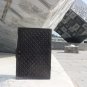 VINTAGE HANDMADE SEVEN STONE EMBOSSED BLACK LEATHER JOURNAL DIARY WITH LOCK
