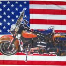Harley Dresser 64 Motorcycle FLAG, 3'x5' cloth poster banner FLAG