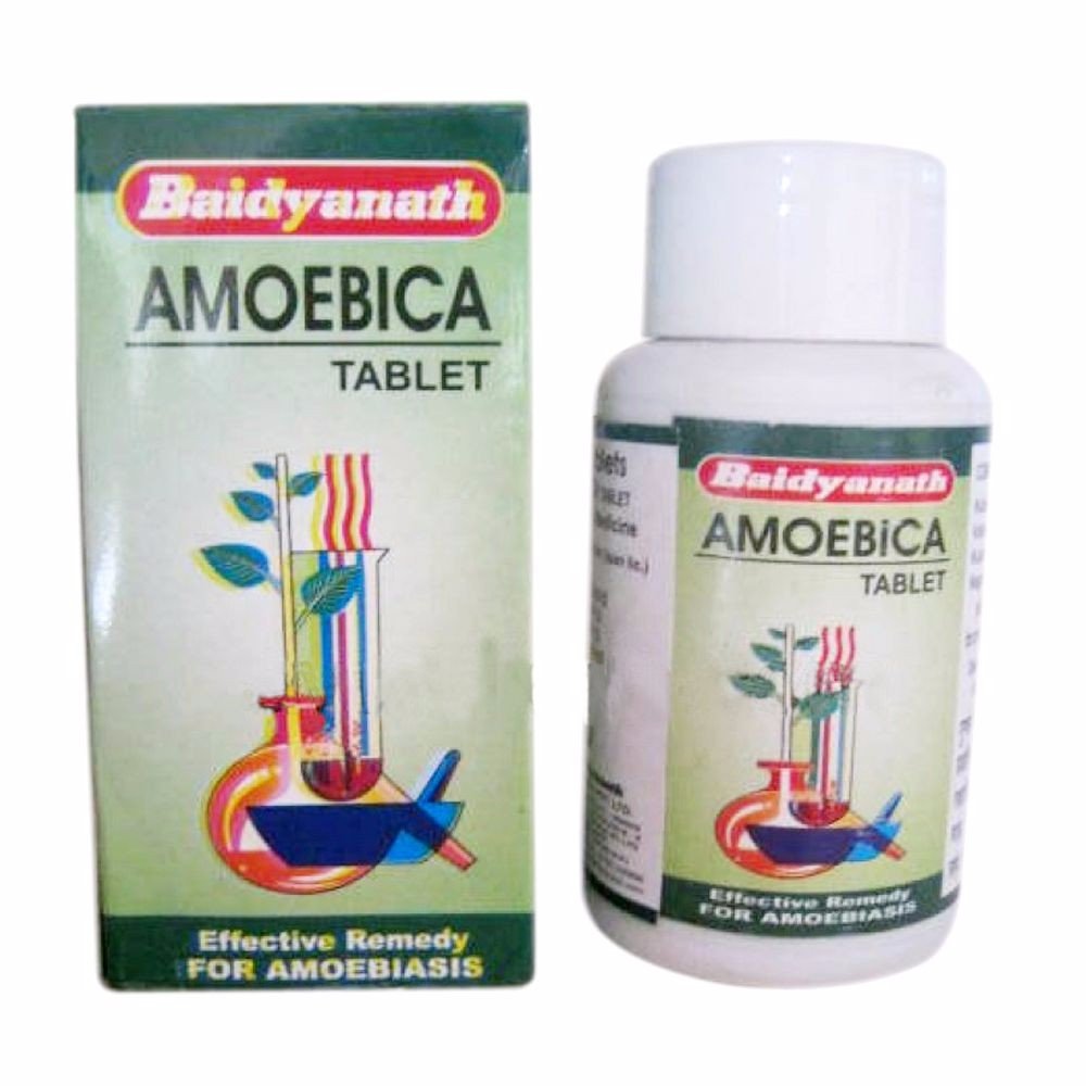 Baidyanath Amoebica Tablet 100 Tablets, For Amoebiosis Dysentery And