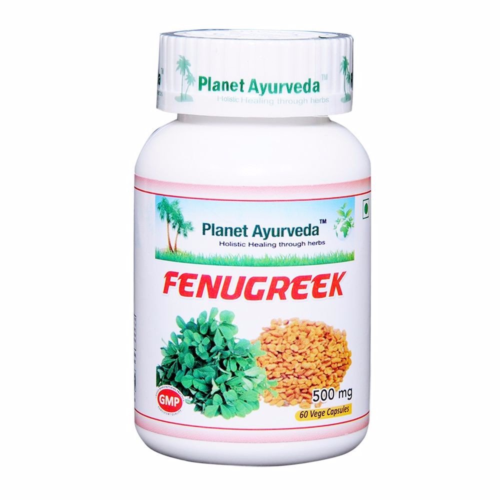 Ayurveda's Fenugreek Capsules (60)It Supports The Good Breast Growth