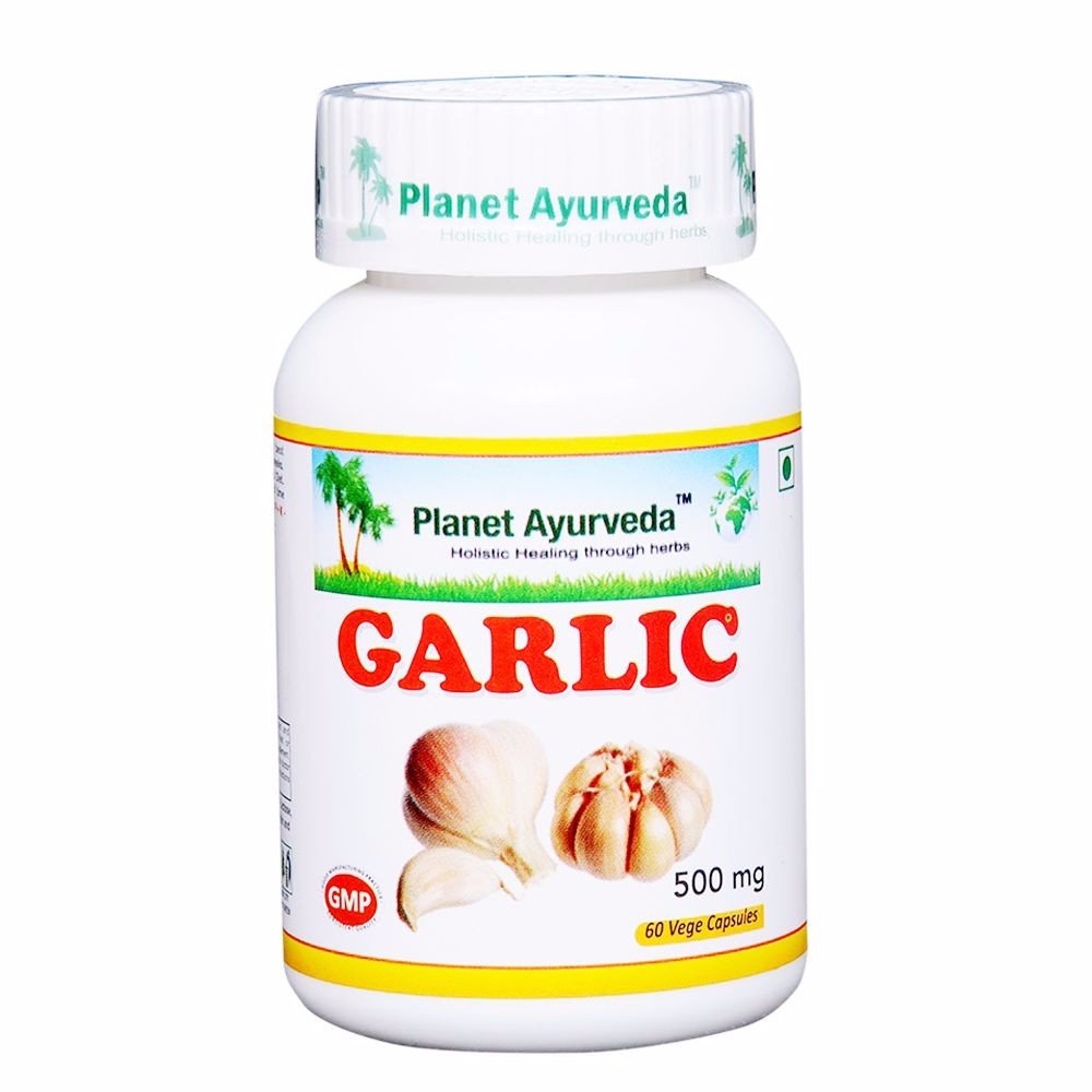 Ayurveda's Garlic 60 Capsules Maintain A Health And Vitaliy