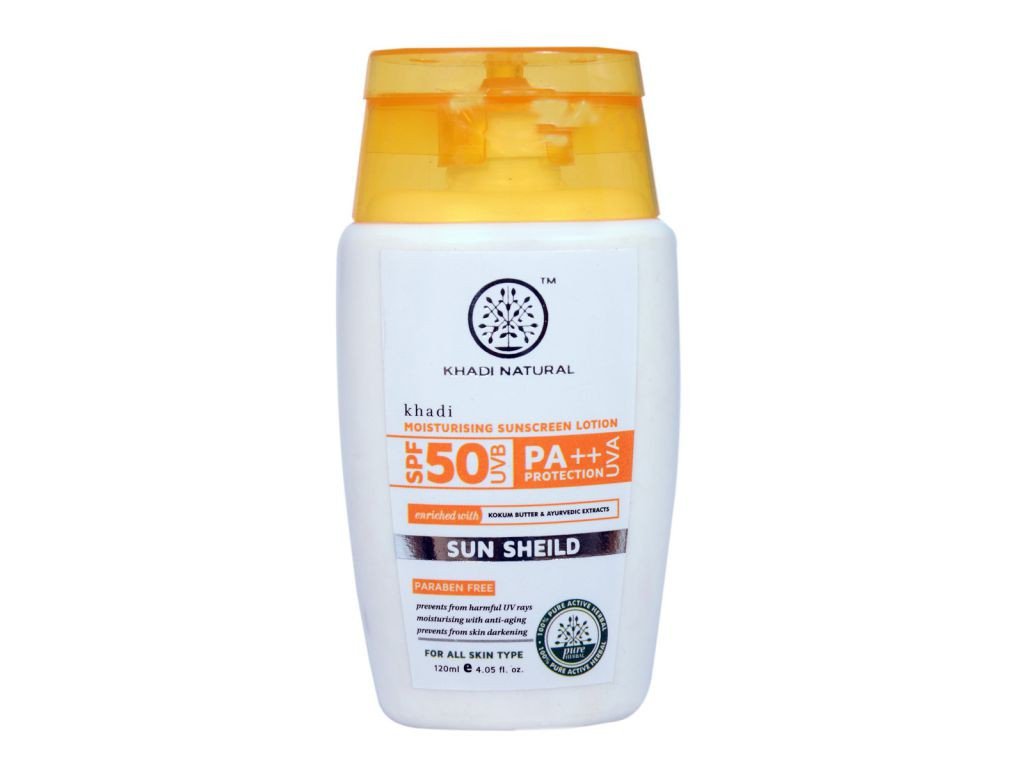 Khadi Neem Oil Moisturizing Sunscreen Lotion SPF 50 120ml 100 Pure