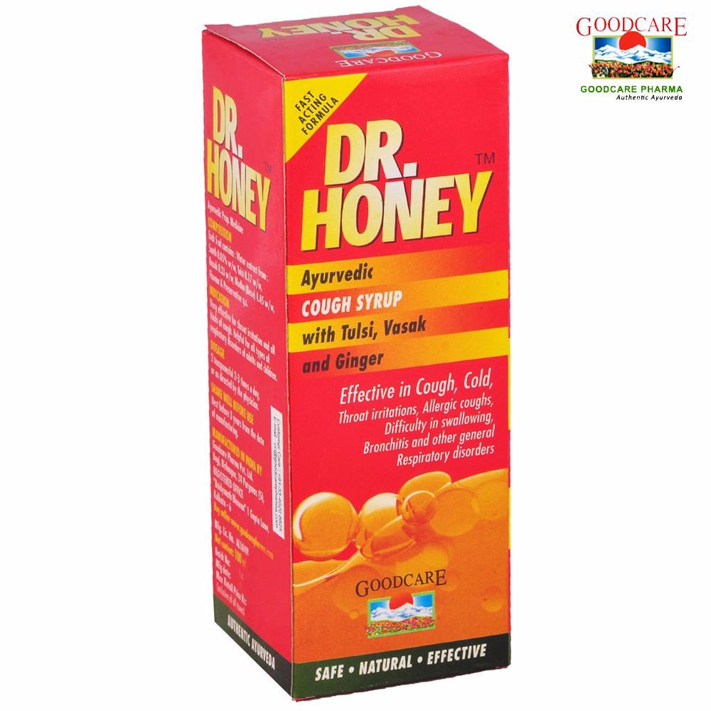 GoodCare Dr. Honey Cough Syrup With Tulsi and Ginger 100ml