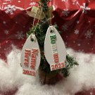Set of 2 Vintage C7 Bulb Ornaments – Personalized Holiday Décor