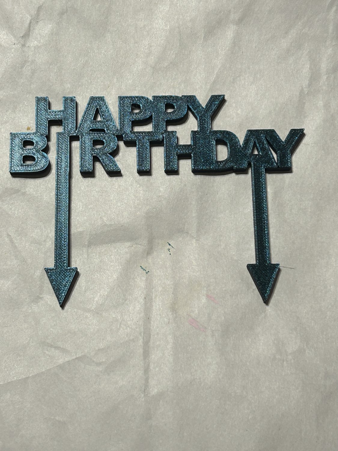 Reusable Birthday Cake Topper &acirc;�� Fun & Stylish