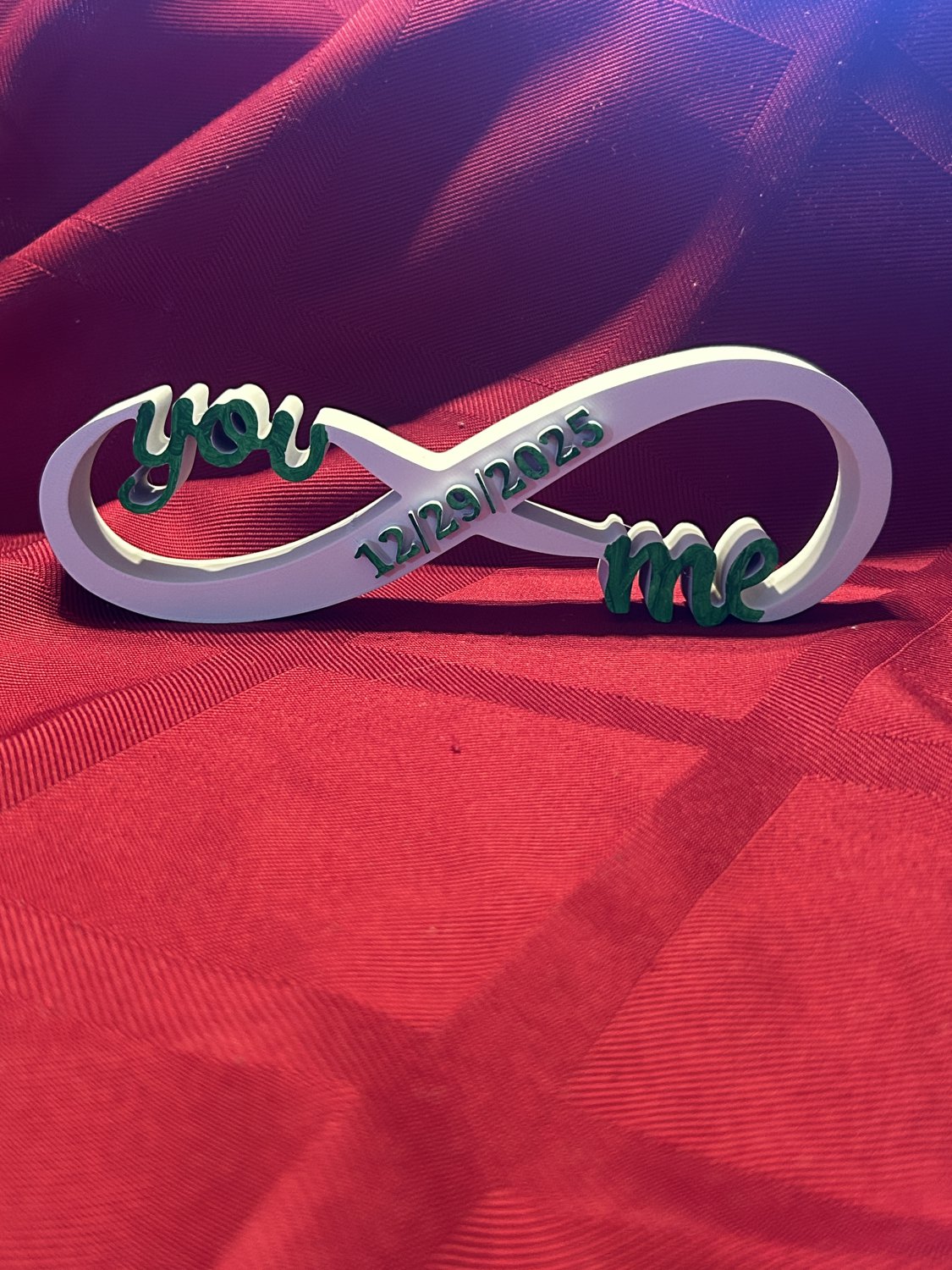 Infinity Symbol with &acirc;��You&acirc;�� & &acirc;��Me&acirc;�� &acirc;�� Personalized Gift