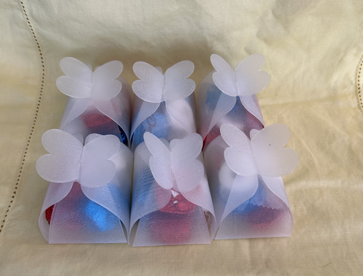 Set of 6 Party Holders &acirc;�� Elegant Favors & Table Accents
