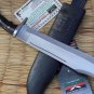 16" Hand Forged Full Tang Blade Bowie Knife, EGKH Nepal Kukri Machete Knives