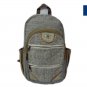Pure Hemp Natural Light Greay Color Backpack Handmade Nepal with Laptop Sleeve
