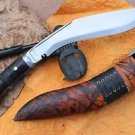 10" Panawal Jungle Rough Kukri,EGKH Khukuri, Nepal Hand Forged Gurkha Knife