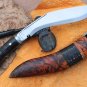 10" Panawal Jungle Rough Kukri,EGKH Khukuri, Nepal Hand Forged Gurkha Knife