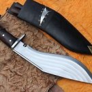 12" 5 Fullers kukri,Hand Forged Full Tang Farmer Blade, EGKH Nepal Khukuri Knife