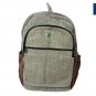 Himalayan Pure Hemp Multi Pocket Backpack with Laptop Sleeve,Shoulder Bag / Book