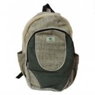 Natural Hemp Canvas Backpack with Laptop Sleeve - Fashion Cute Travel School Bag