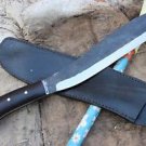 12.5" Parang Rust Free Machete, Hand Forged Full Tang Blade, Nepal Knife, Kukri