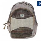 Himalayan 100% Hemp Backpack with Laptop Sleeve -Handmade In Nepal Shoulder Bag