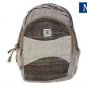 Himalayan 100% Hemp Backpack with Laptop Sleeve -Handmade In Nepal Shoulder Bag