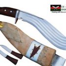 Gurkha Full Tang Khukri Knife - 14" Blade 5 Fuller Kukri - Handmade By Ex Gurkha