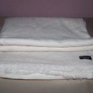 100% Natural White Cashmere Blanket - Pure Pashmina Throw - Hand Made in Nepal