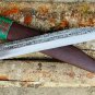 EGKH-20 inches Blade Viking Seax Knife- Hand made seax sword-High Carbon Steel