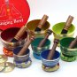 singing Bowl set of 7 - Tibetan Chakra Balancing Yoga Bowls - Healing Set - case