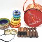 singing Bowl set of 7 - Tibetan Chakra Balancing Yoga Bowls - Healing Set - case