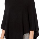 100% Cashmere Poncho - Colour 'Black' Pashmina - Hand Made in Nepal By Pure Hima
