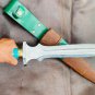 EGKH-15 inches Double edge Sam Dagger,Medieval Custom Stone handle dagger-Temper