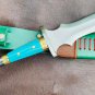 EGKH-15 inches Double edge Sam Dagger,Medieval Custom Stone handle dagger-Temper