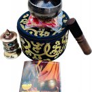 Hand Beaten C Root Chakra Tibetan Meditation Yoga Singing Bowl 3 Inch Set