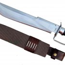 EGKH - 14 Inches Custom Handmade D-Guard hunting predator full tang dagger knife