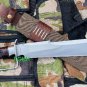 EGKH - 14 Inches Custom Handmade D-Guard hunting predator full tang dagger knife