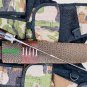EGKH - 14 Inches Custom Handmade D-Guard hunting predator full tang dagger knife