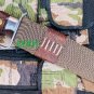 EGKH - 14 Inches Custom Handmade D-Guard hunting predator full tang dagger knife