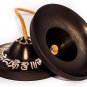Meditation Mantra Etching Bronze Tingsha Cymbal-Hand Tuned & Crafted in Nepal