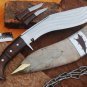 Gurkha Full Tang Khukri Knife -14" Blade 5 Fuller Kukri - Handmade By EGKH,Nepal
