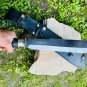 18 inch Bushcraft Jungle Machete-Full tang-Carbon steel (leaf spring)