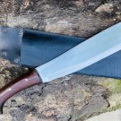12 inches Golok Parang Machete - Handmade - Hand Forged -Bushcraft and Gardening