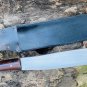 12 inches Golok Parang Machete - Handmade - Hand Forged -Bushcraft and Gardening