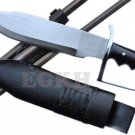 13" Large Fighting D-Guard Bowie,Outdoor Khukuri Knife, EGKH Kukri Blade Machete