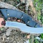 20 inches Blade Hand forged Kopis Knife-5160 leaf spring of truck-Full tang