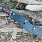 20 inches Blade Hand forged Kopis Knife-5160 leaf spring of truck-Full tang