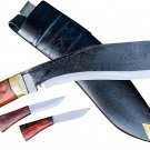 Hand Forged Nepalese Kukri, Typical Village khukuri,10.5" Full Tang Jungle Blade