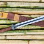 24 Inches Viking Sword-Hand Forged High Carbon Steel Double Edge Hunting Sword