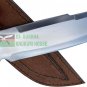 10" Predator Survival Machete Military Kukri Knife, Full Tang Hand Forged Blade