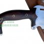 10" Predator Survival Machete Military Kukri Knife, Full Tang Hand Forged Blade